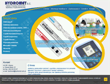 Tablet Screenshot of hydromet.com.pl